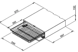 Выдвижная корзина HB 1152 W фото 3 в Краснодаре